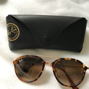 Raybans Double Bridge Tortoise
